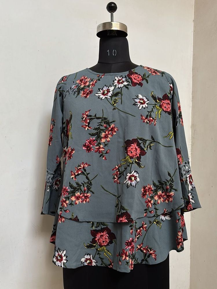 Floral Print Top