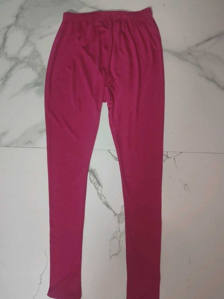 Drawstring Pink Leggings