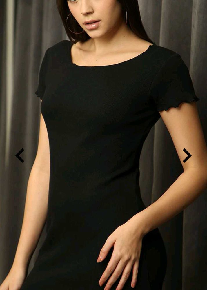 Classic Black Bodycon Dress
