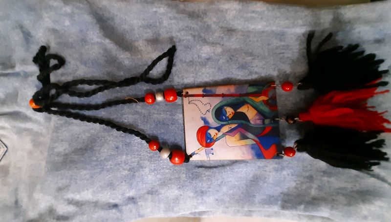 Handmade Radha Krishna Necklace