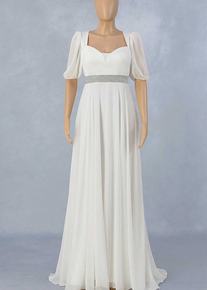 Elegant White Dress♥️♥️♥️