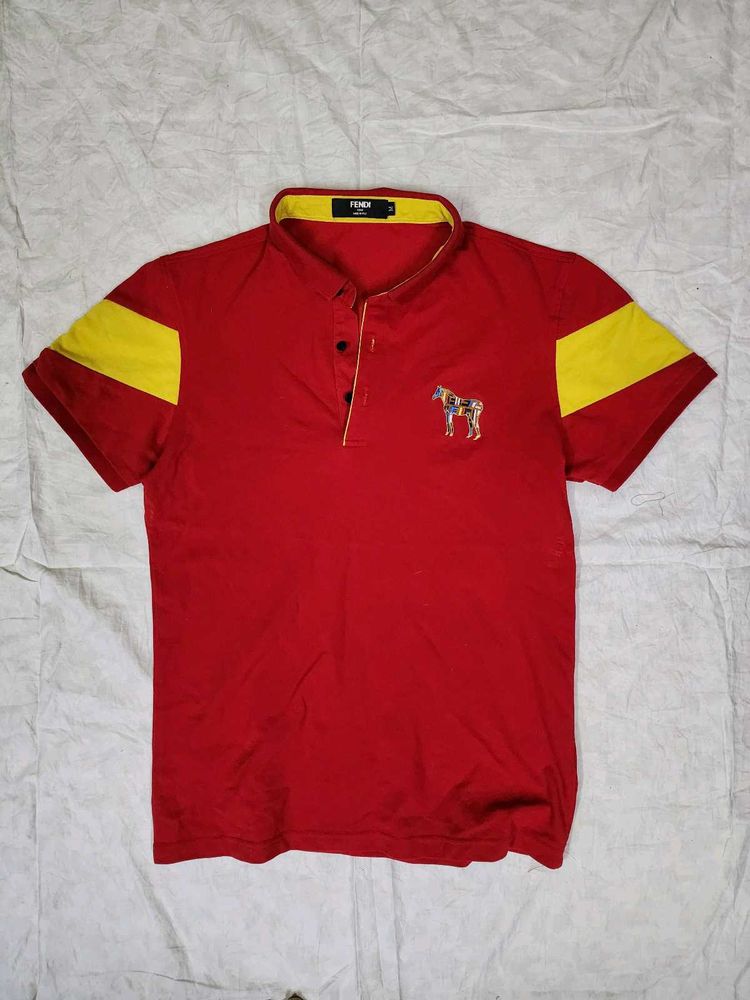 Fendi Collar Tshirt