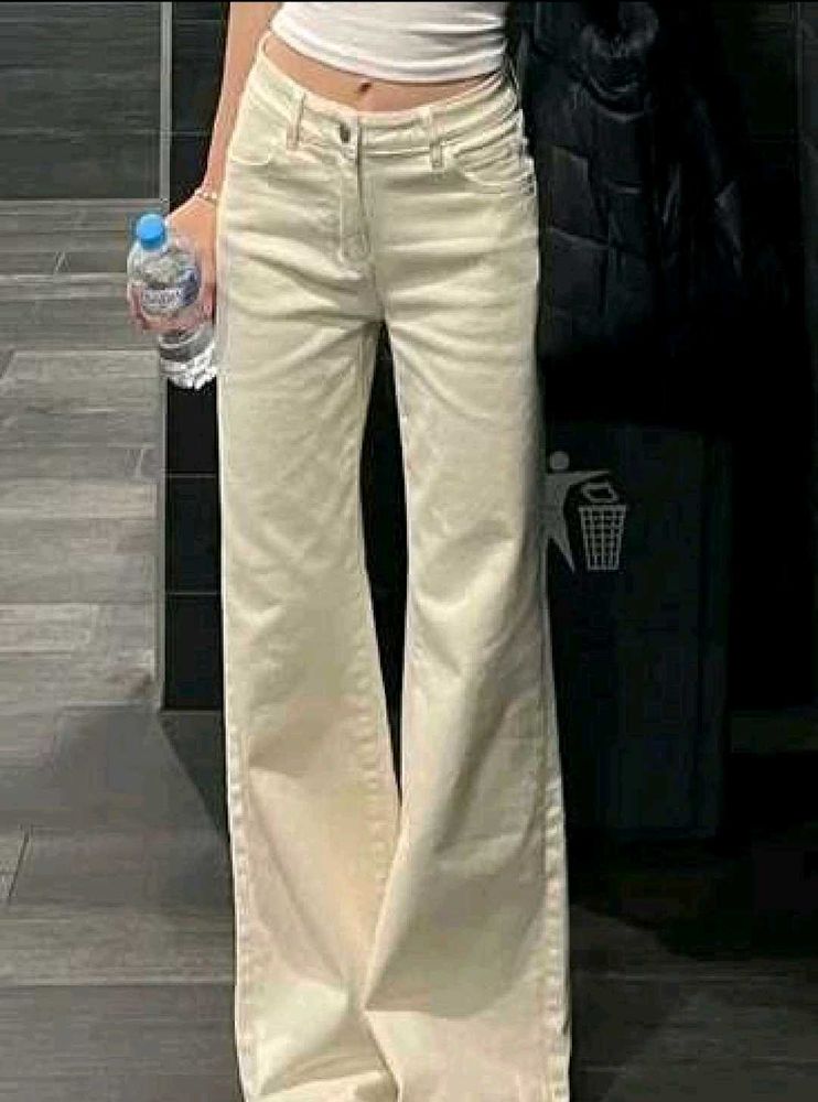 ZARA Wide Leg Jeans