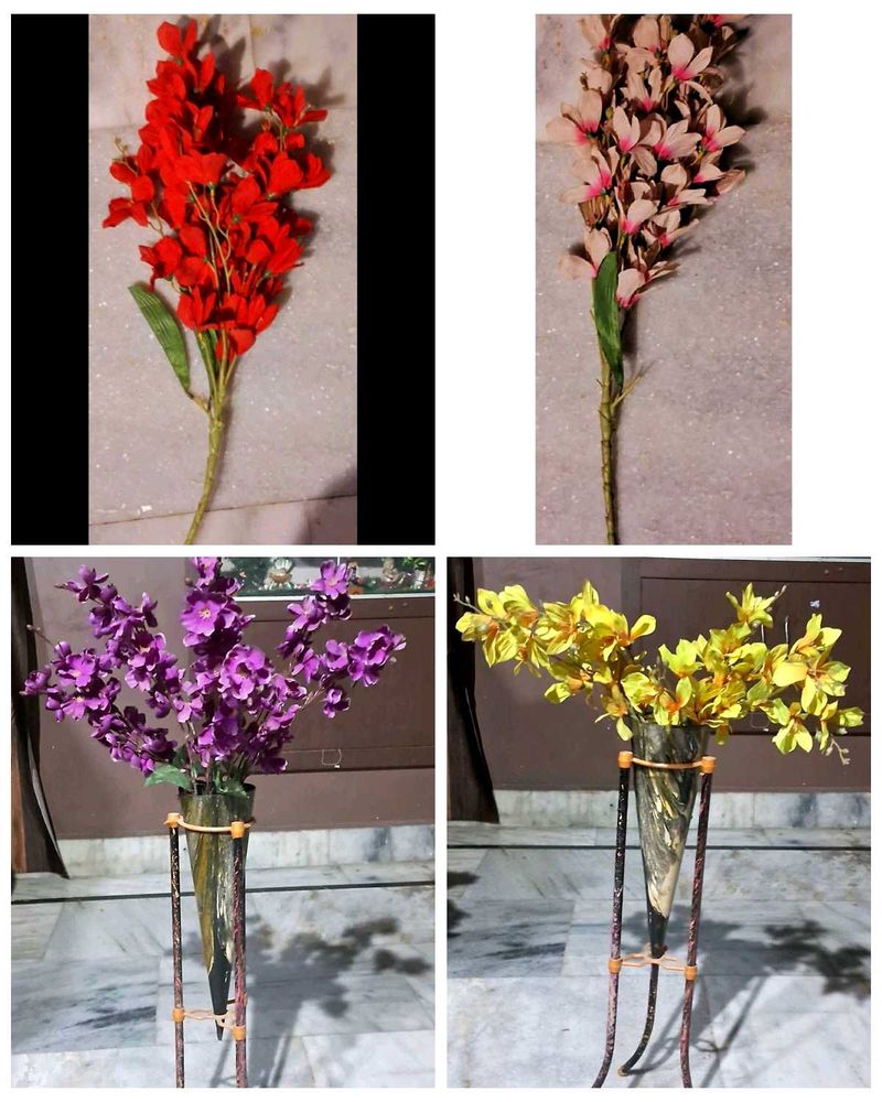 Combo of 4 Artificial Flower Stems