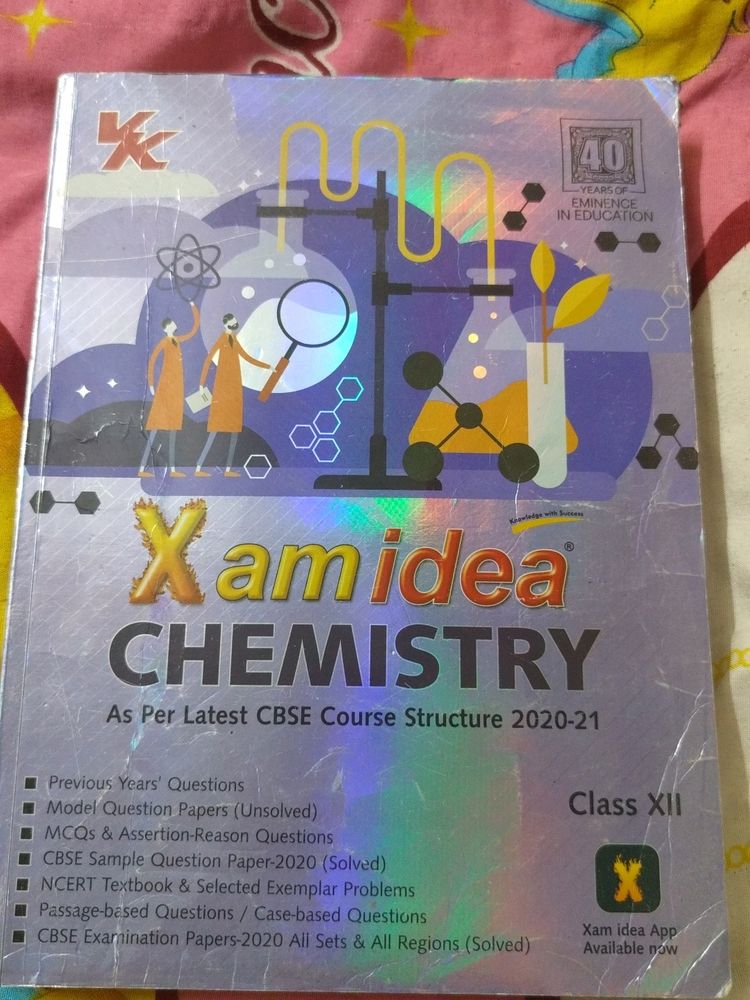 Xam idea Chemistry For Class 12 Cbse Board