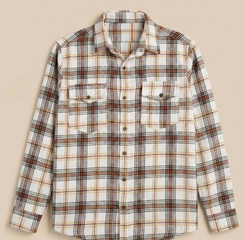 SWANKIS casual checked mens shirt