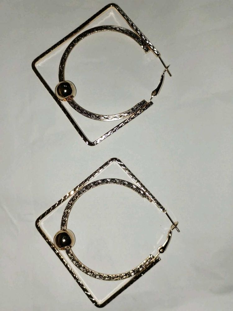 Geometric Hoop Earrings