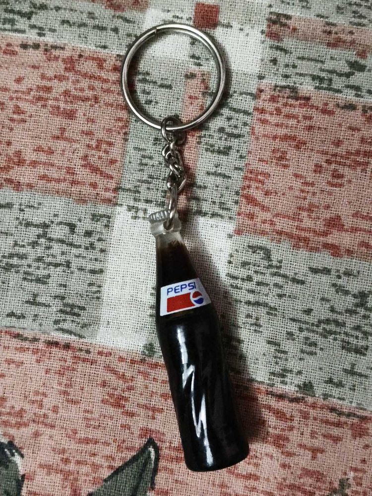 Vintage Pepsi Bottle Keychain