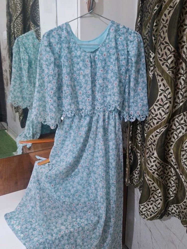 Floral Print Maxi Dress