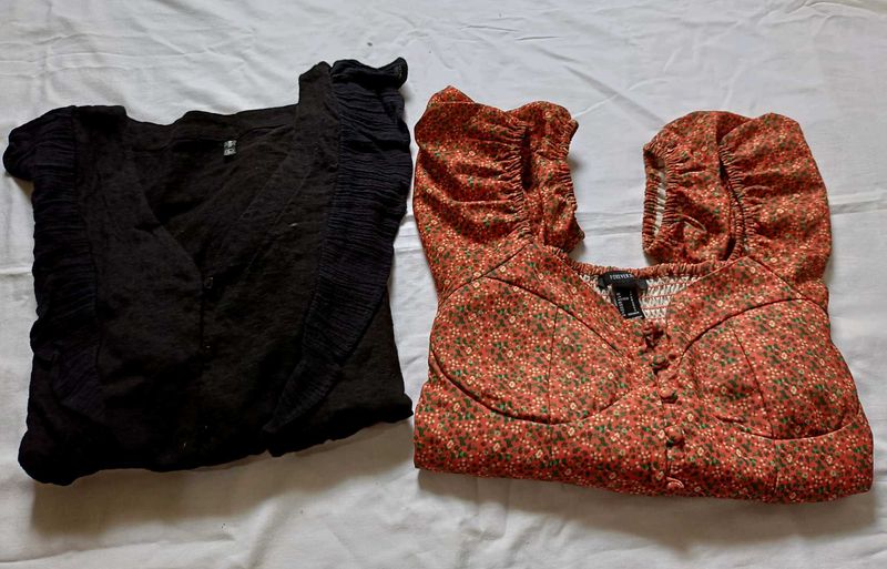 Orange N Black Tops Combo