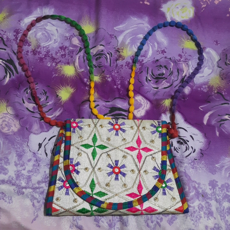 Embroidery  sling bag (new)