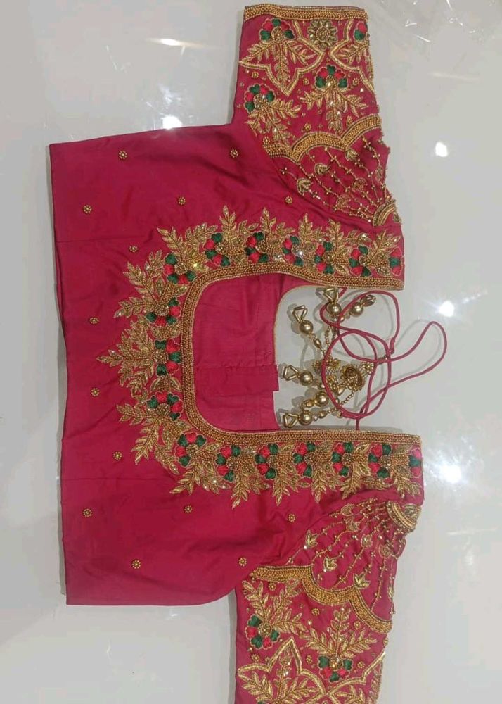 New Magam Worked Bridal Blouse