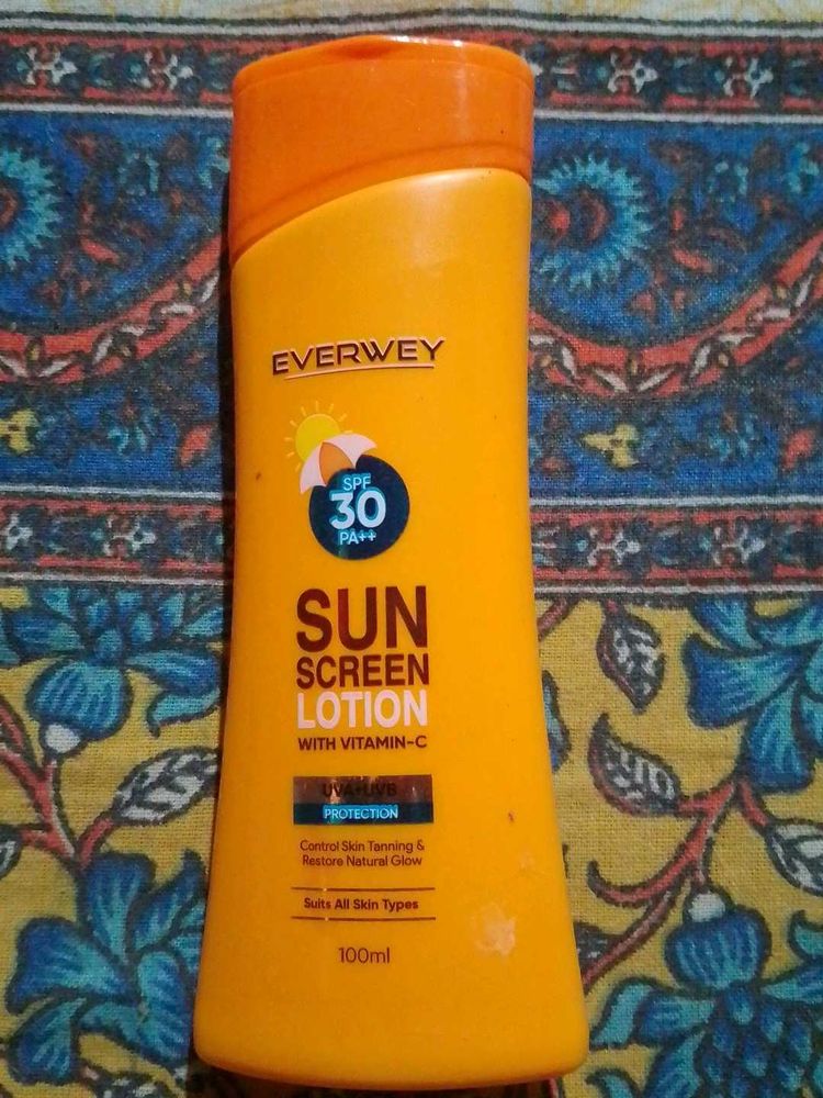 Everwey SPF 30 Sunscreen Lotion