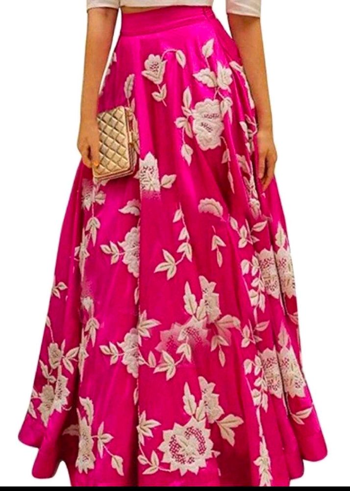 Pink Skirt And Top....Set .