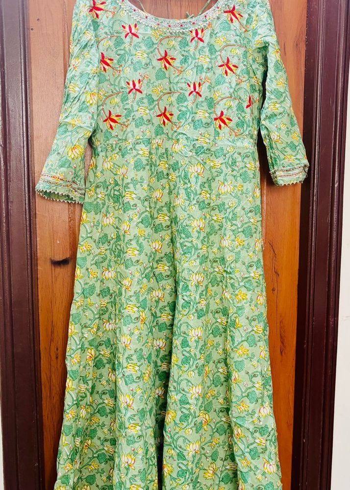 Combo Of 2 Floor Length Ethnic Gowns