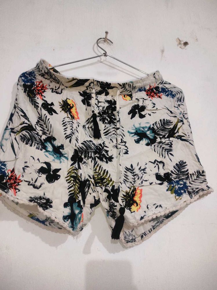 Floral Print Shorts