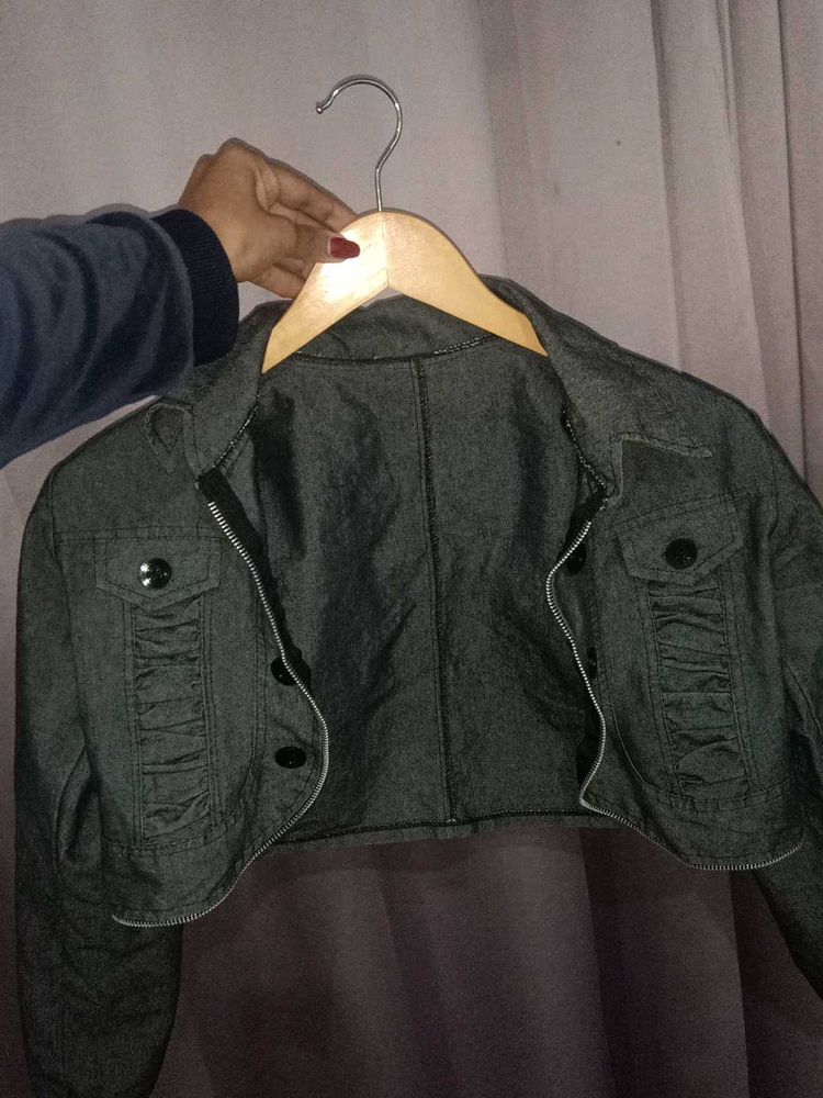 Aesthetic Charcoal Jacket Women