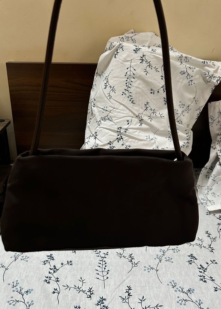 H&amp;M Brown Minimalist Shoulder Bag
