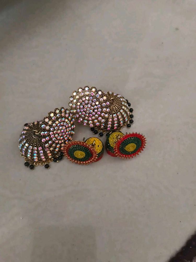 Earrings Jhumka Set