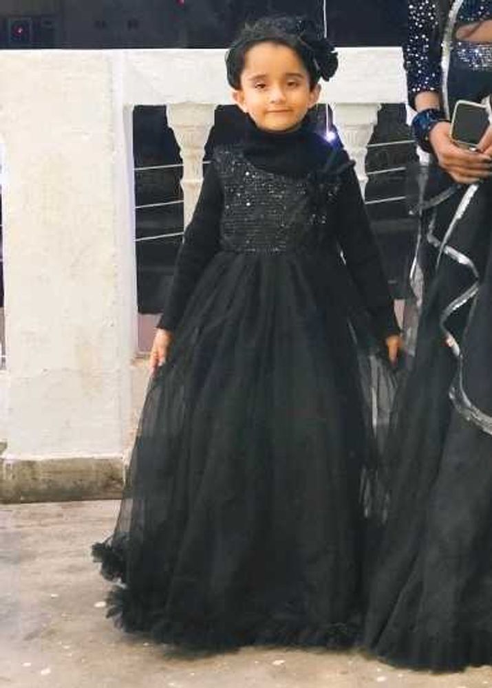 Black Net Frock