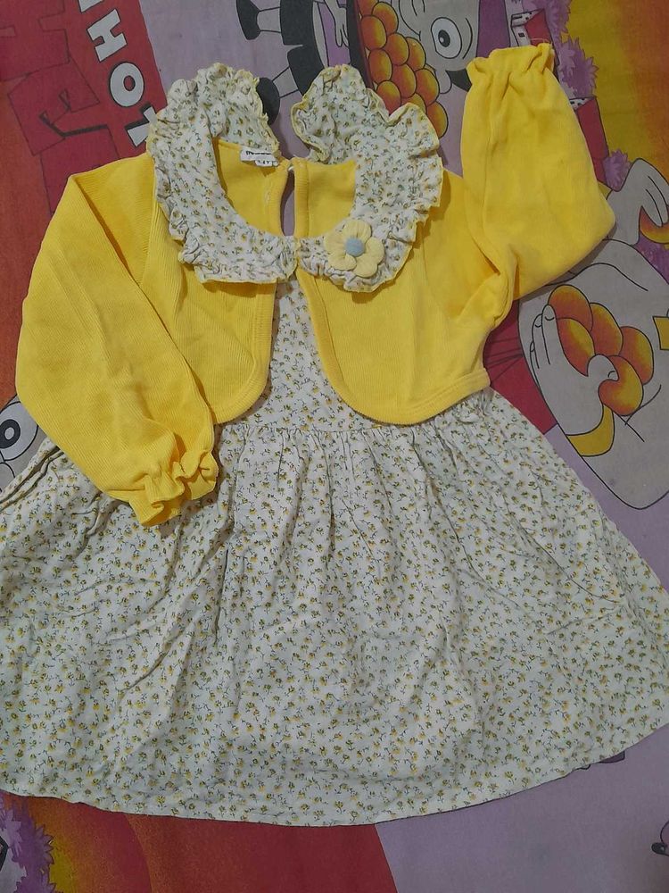 Cute Baby Dress with Bolero