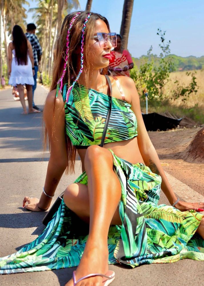 Tropical Print Co-ord Set
