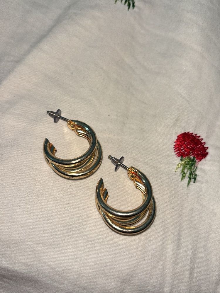 Gold Hoop Earrings