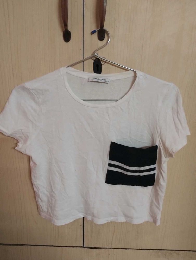 Zara Basic White Tee