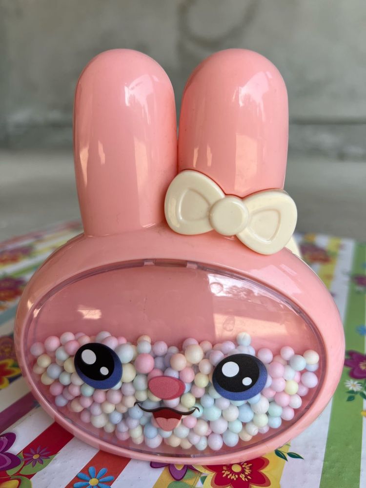 Cute Pink Bunny Candy Dispenser