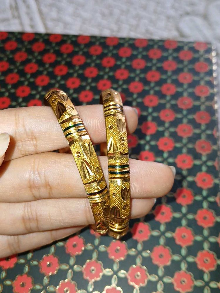 Gold Plated Bangles