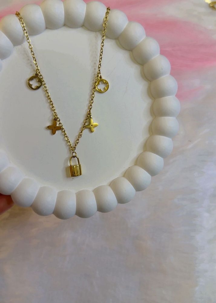 Anti tarnish Charm Necklace