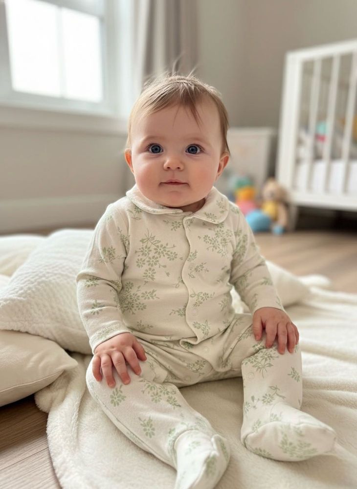 Adorable Floral Baby Onesie