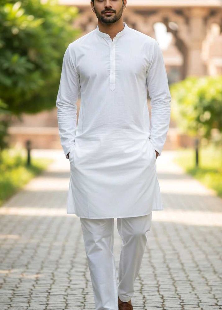 Men&#39;s White Kurta&#39;s Pajama/Pant
