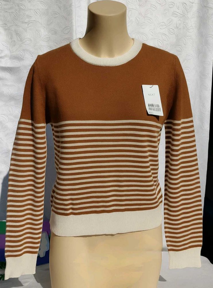 Brown Striped Jumper 🤎