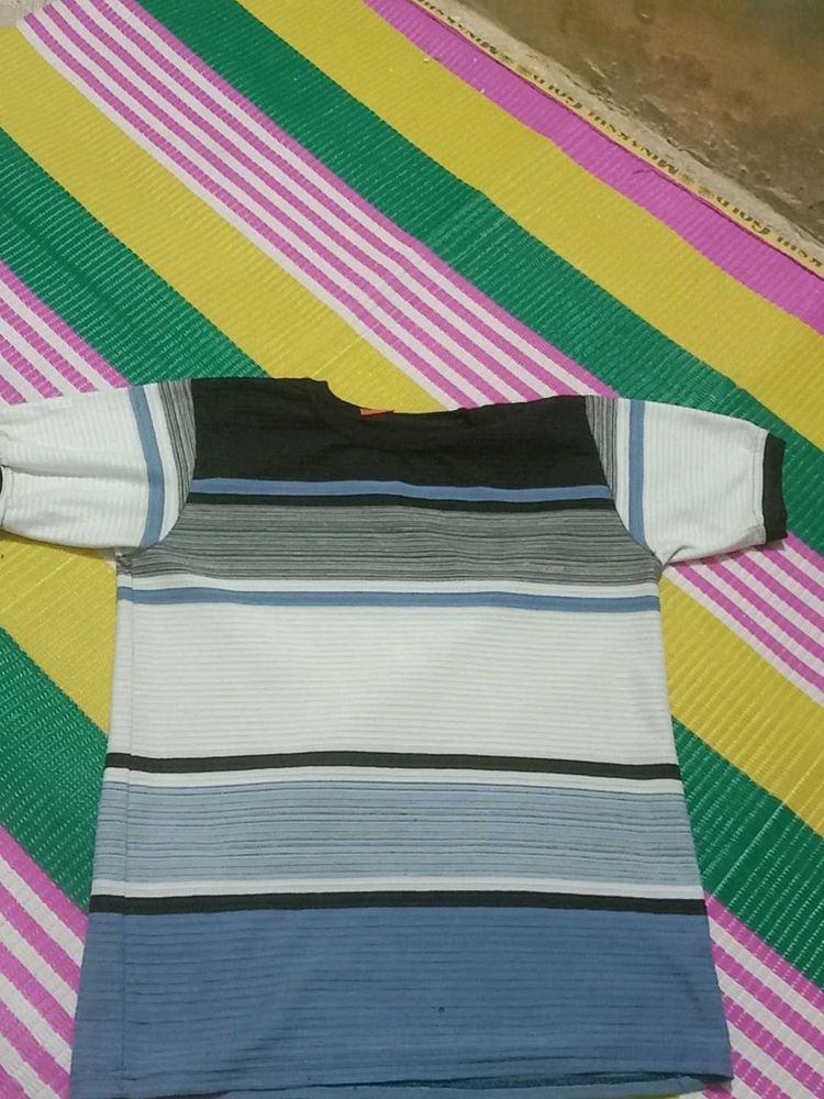 Striped Short Sleeve T-Shirt