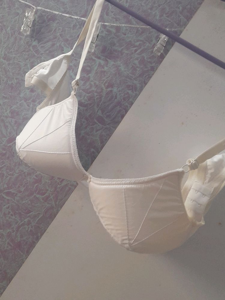 White PADDED Bra