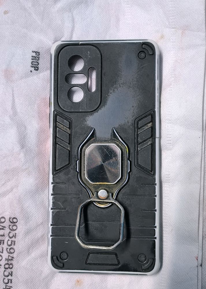 Redmi Note 10 Pro Back Cover With Stand Holder
