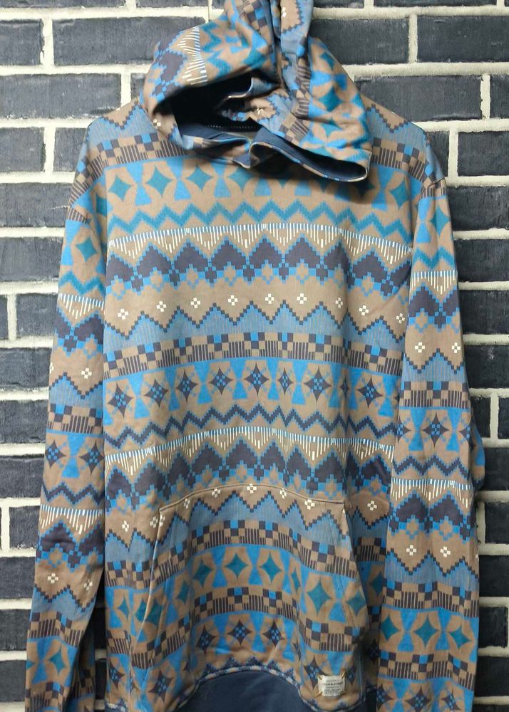Patterned Hoodie
