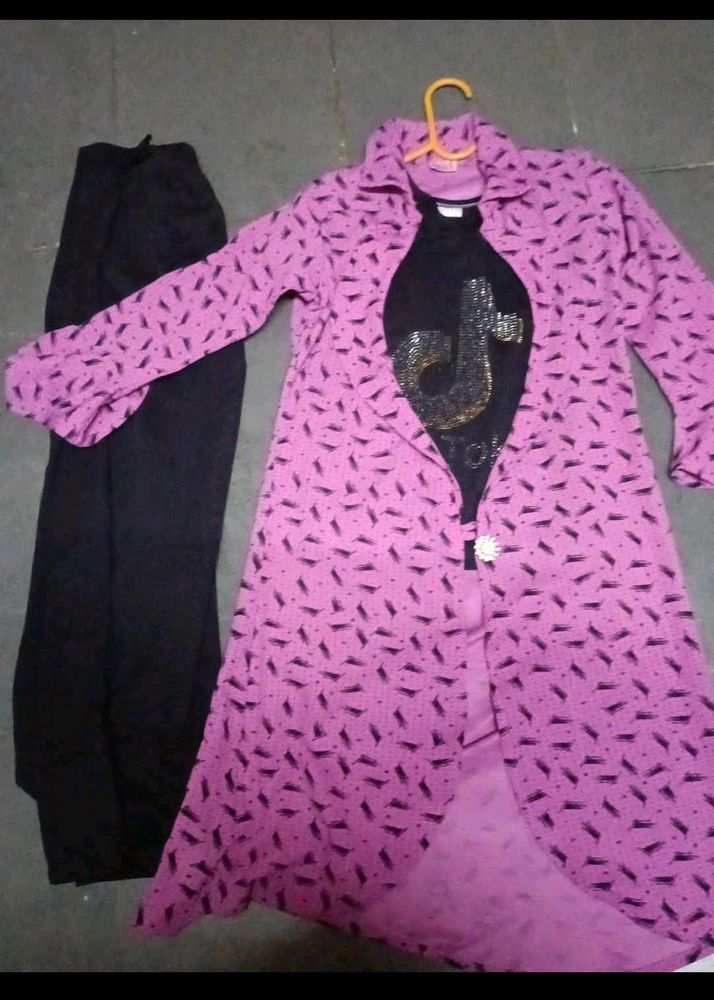 Girls&#39; Trendy Outfit Set