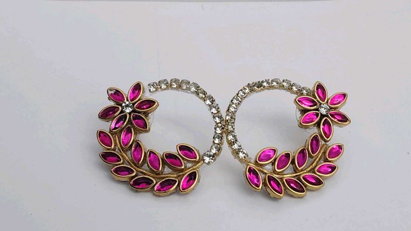 Floral Statement Earrings