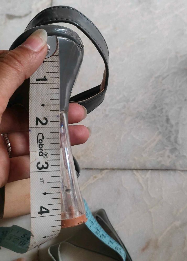Glass Transparent Heel