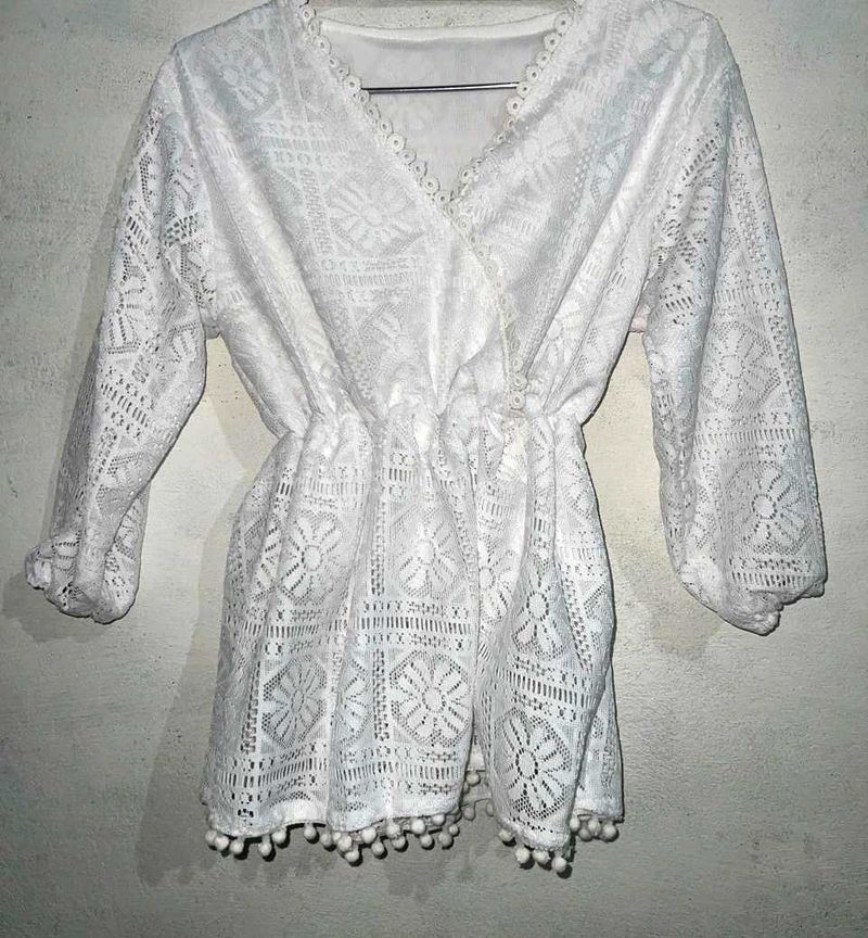 White Lace Top