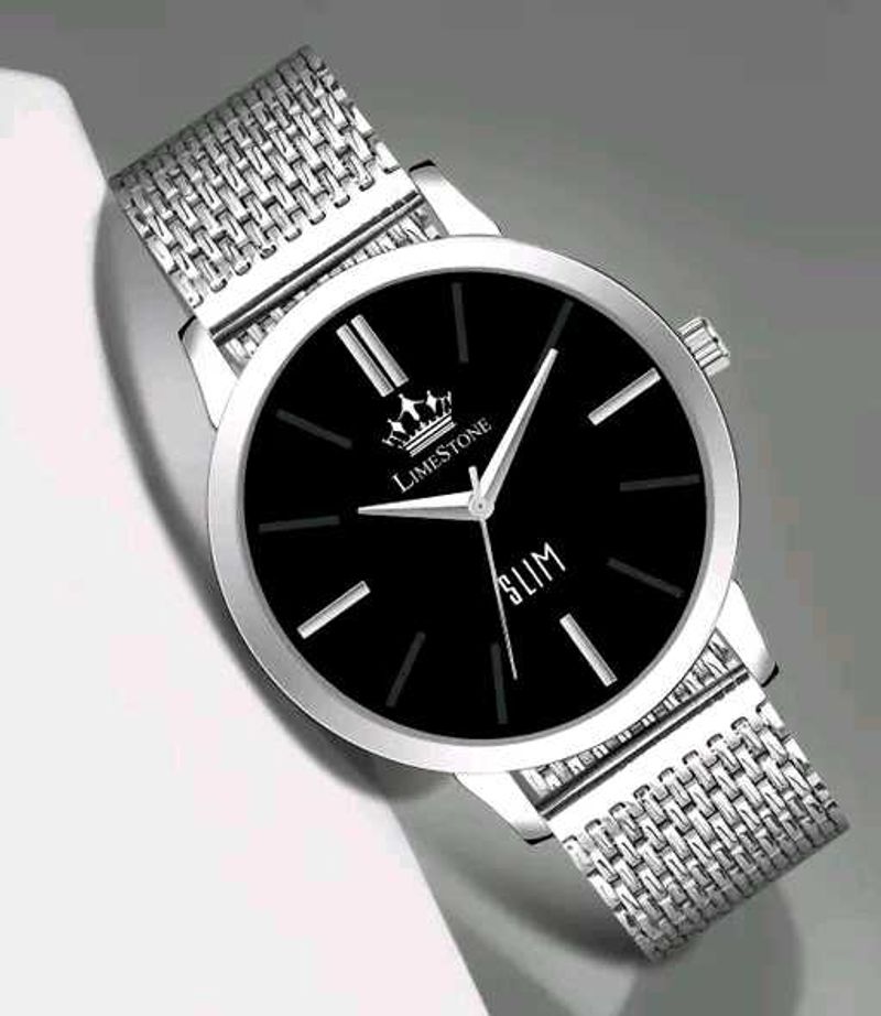 Mens Silver Watch | Classical Old Money