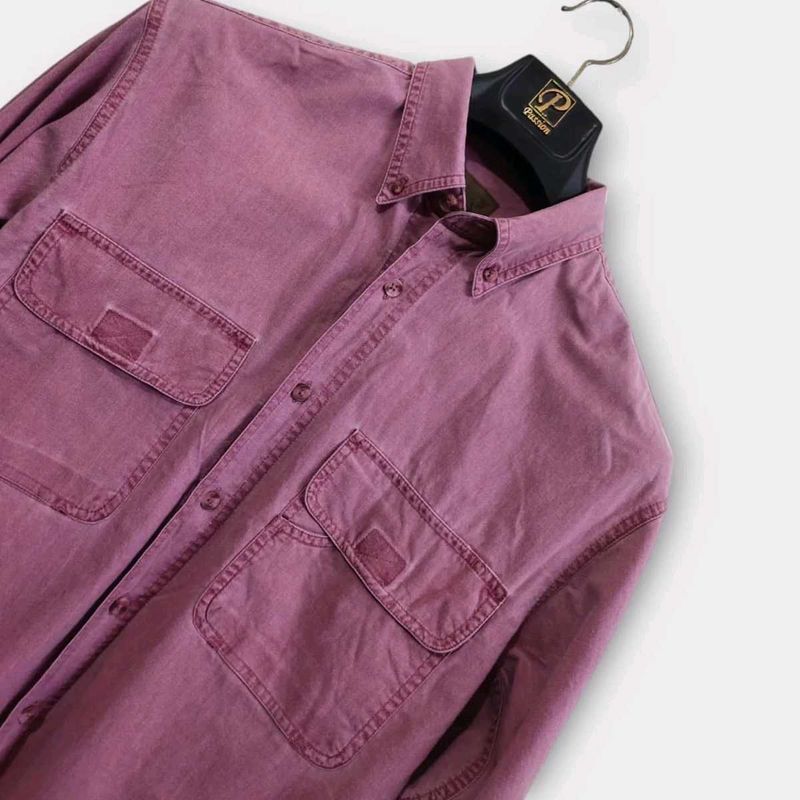 Vintage Rose Button Down Shirt