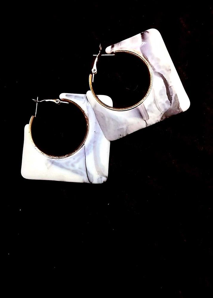 Square Hoop Earrings