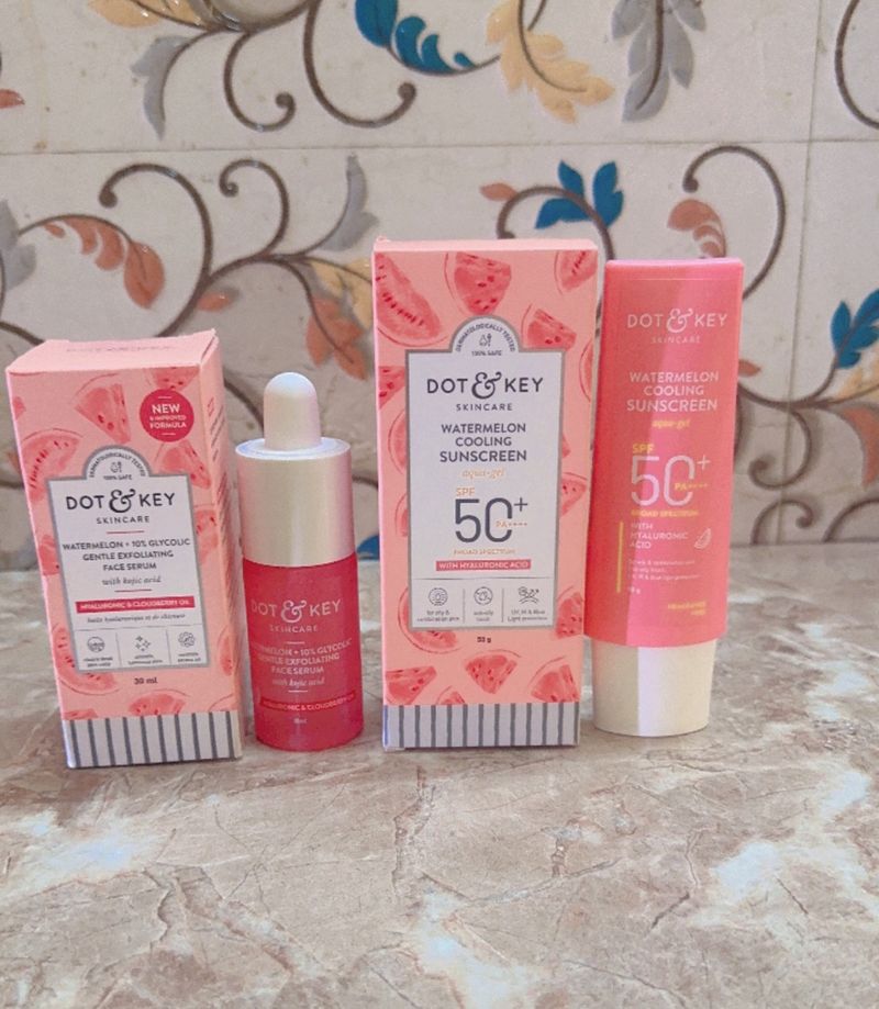 Dot&amp;key Watermelon Serum &amp; Sunscreen Combo
