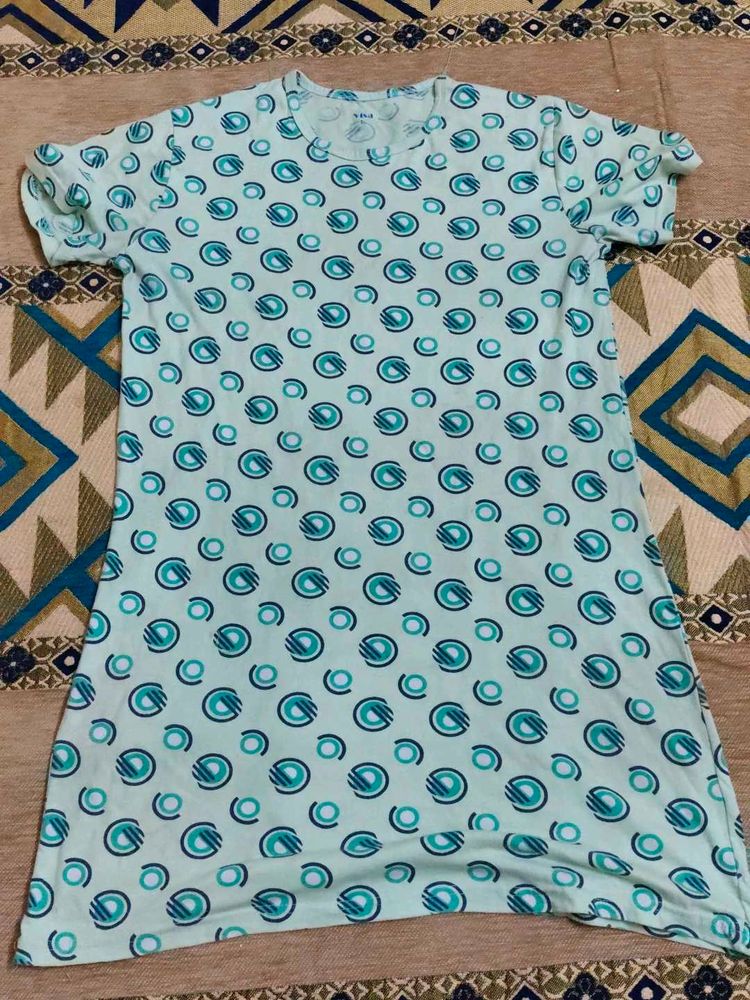 Patterned T-Shirt Dress