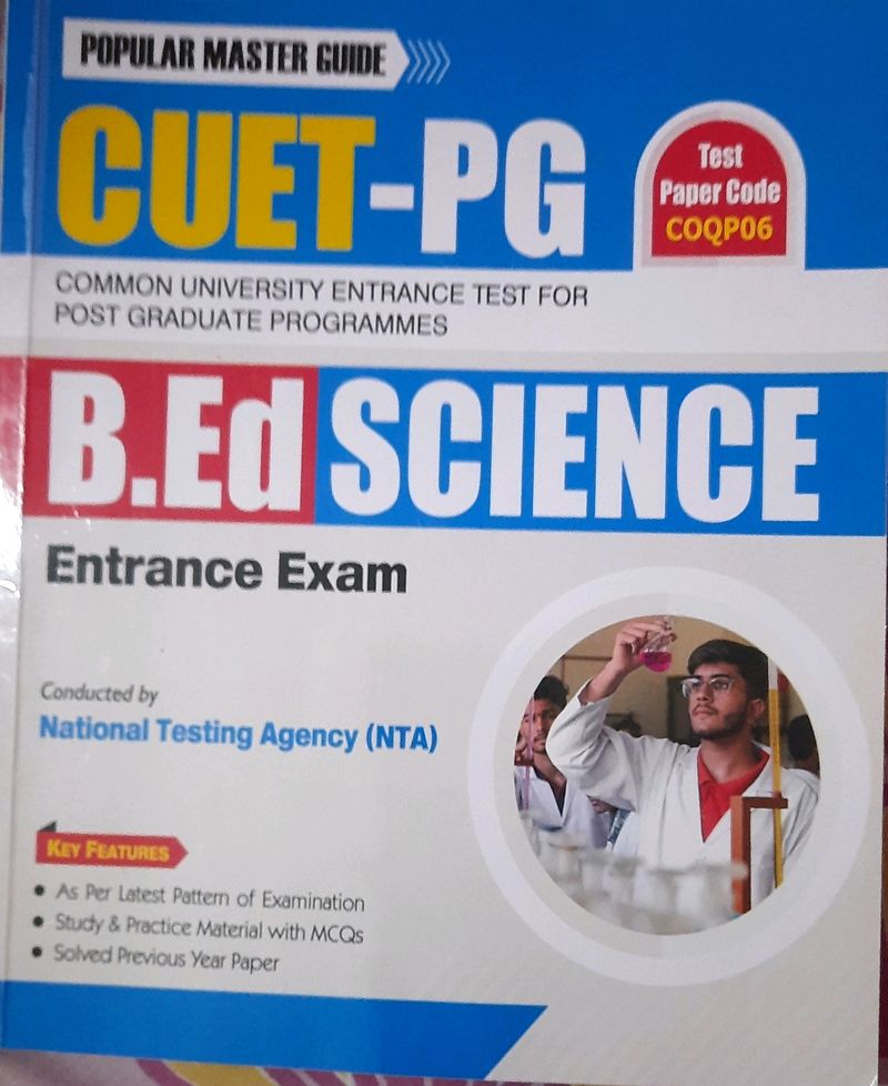 CUET-PG.  B.ED SCIENCE