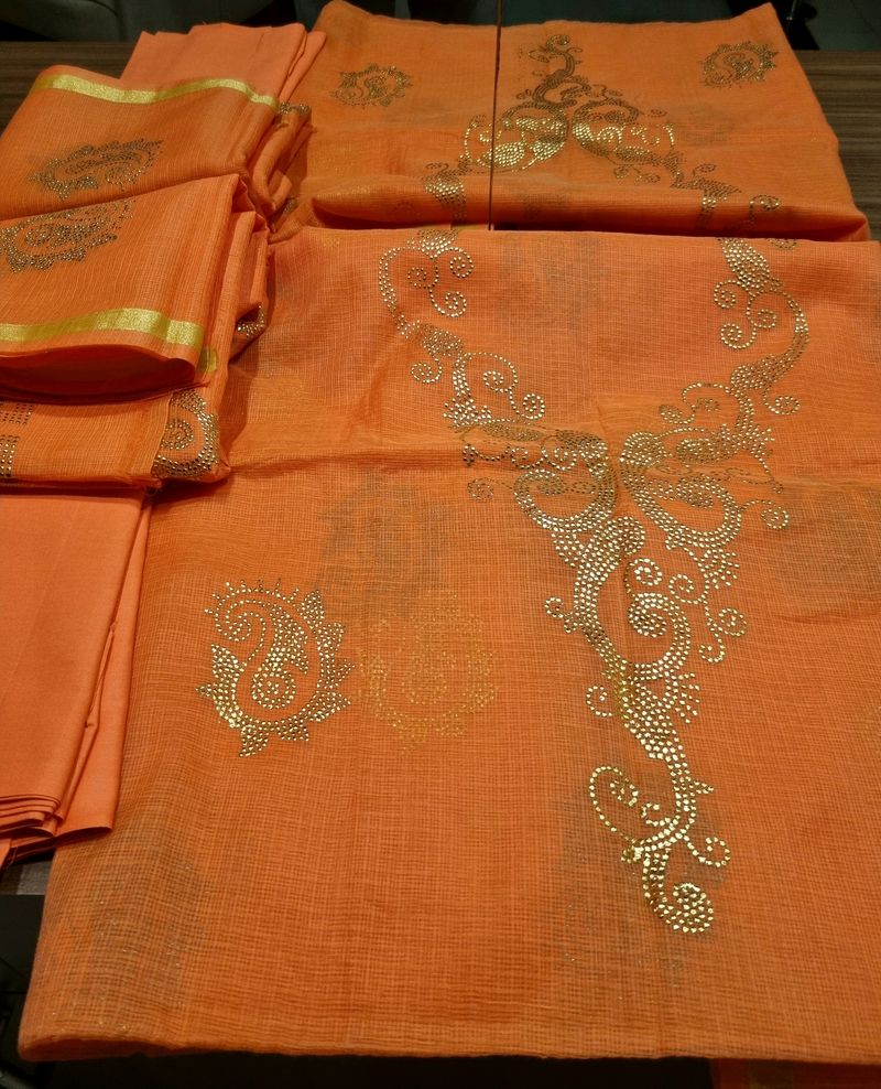 3PC Unstitched Salwar Kameez  Suit Material