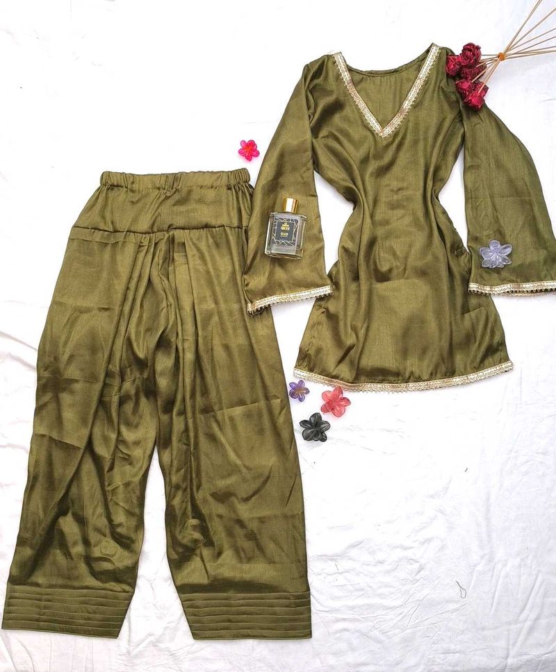 Farsi Salwar &amp; Corset Kurta Set 🫶🏻